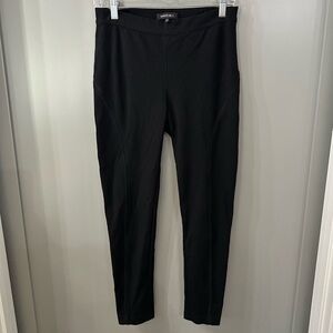 Lafeyette 148 Black Stretchy Slack Pants Size Medium